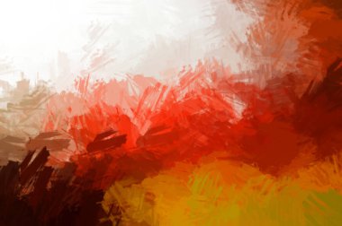 Modern sanat. Taranmış Boyalı Soyut Arkaplan. Fırça darbesi ile boyanmış. Boya darbeleri. 2B Görüntü.