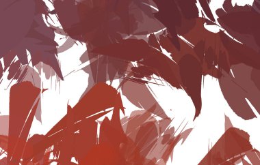 Sanatsal soyut arkaplan. Doku boyalı duvar kağıdı. Boya darbeleriyle yaratıcı bir illüstrasyon. Fırça desenli resim.