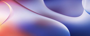 Soyut arkaplan. Değişken renk değişim dalgaları, dinamik hareketlerle. Işık dalgalarının neon renkli soyut tasarımı. Duvar kağıdı, afiş, arkaplan, kart, kitap illüstrasyonu, web sitesi.