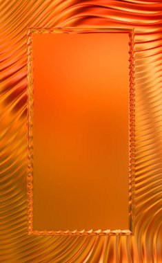 Soyut çerçeveli arkaplan. Renkli, canlı, dalgalı bir duvar kağıdı. Merkezi çerçeveli yaratıcı grafik 2d çizim. Dinamik şekilli modaya uygun sıvı örtüsü.