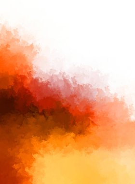 Yaratıcı soyut resim. Artistik fırça darbeleriyle donatılmış. Renkli ve canlı bir illüstrasyon. boyalı sanat.