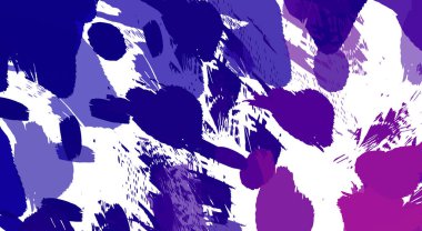 Renkli fırça darbelerinin 2B çizimi. Dekoratif doku resmi. Canlı boya desenli arka plan. Kaotik fırça darbeleri resim.