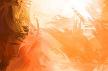 Renkli fırça darbelerinin soyut arkaplanı. fırçalanmış canlı duvar kağıdı. resmedilmiş sanat eseri. Eşsiz ve yaratıcı illüstrasyon.