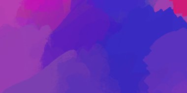 Taranmış Boyalı Soyut Arkaplan. Vahşi kaotik fırça darbeleri. Boya darbeleri. 2D İllüstrasyon. Fırça darbeli resim.