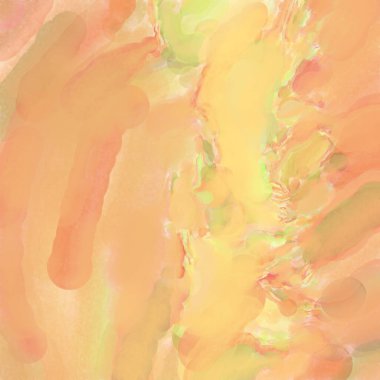 Pastel renklerde suluboya resim. Poster, duvar sanatı, afiş, kart, kitap kapağı ya da ambalaj için rahatlatıcı kompozisyonun yumuşak renkli çizimi. Modern fırça darbeleri resim.