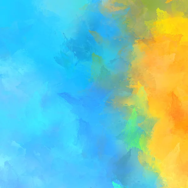 Painted Composition Vibrant Brush Strokes Textured Colorful Painting Paint Brushed — Stock Photo, Image