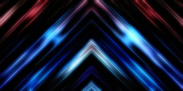 Abstract Stralende Geometrische Lichten Achtergrond Fractale Symmetrische Grafische Illustratie Intersecterende — Stockfoto