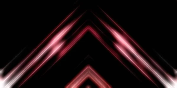 Abstrakte Leuchtende Geometrische Lichter Hintergrund Fraktale Symmetrische Grafische Illustration Überschneidende — Stockfoto