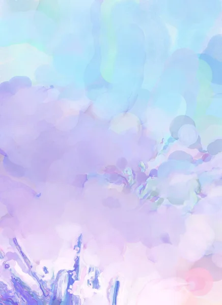 Soft Watercolor Wallpaper Artistic Painting Softly Brushed Colors Pastel Colors — Stock Photo, Image