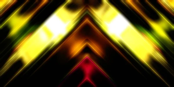 Abstract Shining Geometric Lights Background Fractal Symmetric Graphic Illustration Intersecting — Stock Photo, Image