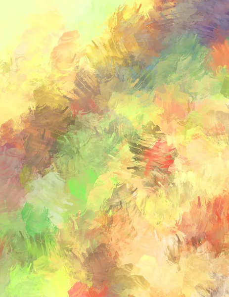 Abstract Background Colorful Brush Strokes Brushed Vibrant Wallpaper Painted Artistic — Stock Photo, Image