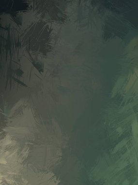 Vahşi fırça darbeleri. Taranmış Boyalı Soyut Arkaplan. Fırça darbesi ile boyanmış. Boya darbeleri. 2B Görüntü.