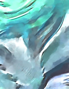 Soyut arkaplanda pürüzlü fırça darbeleri. Fırça boyası. Renkli boya darbeleri. Eşsiz duvar sanatı. Tuvaldeki modern sanat. Renkli çağdaş sanat eserleri. 