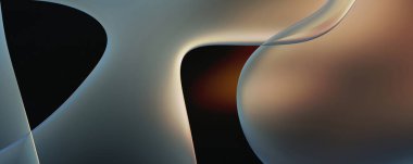 Soyut arkaplan. Değişken renk değişim dalgaları, dinamik hareketlerle. Işık dalgalarının neon renkli soyut tasarımı. Duvar kağıdı, afiş, arkaplan, kart, kitap illüstrasyonu, web sitesi.