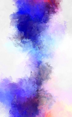 Sanatsal canlılık ve renkli duvar kağıdı. Taranmış Soyut Arkaplan. Fırça darbeli resim. 