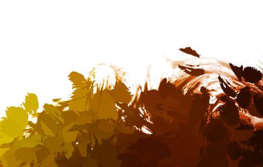 Taranmış Boyalı Soyut Arkaplan. Vahşi kaotik fırça darbeleri. Boya darbeleri. 2D İllüstrasyon. Fırça darbeli resim. 