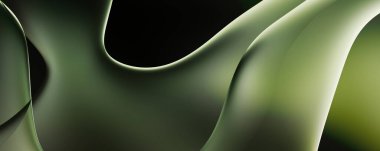 Soyut arkaplan. Değişken renk değişim dalgaları, dinamik hareketlerle. Işık dalgalarının neon renkli soyut tasarımı. Duvar kağıdı, afiş, arkaplan, kart, kitap illüstrasyonu, web sitesi.