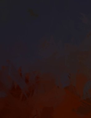 Renkli fırça darbelerinin 2D çizimi. Dekoratif desenli resim. canlı boya desenli arkaplan.