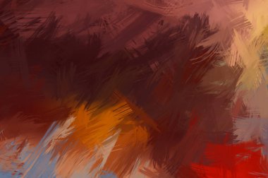 Renkli fırça darbelerinin soyut arkaplanı. fırçalanmış canlı duvar kağıdı. resmedilmiş sanat eseri. Eşsiz ve yaratıcı illüstrasyon.