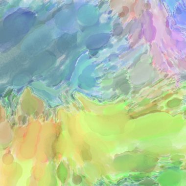 Çağdaş sanat. El işçiliğinin renkli dokusu. Modern resim. Yüzeyde suluboya vuruşlar. Sanatsal arkaplan resmi. Tablo üzerinde soyut resim. Fırça darbeleri. 