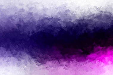 Yaratıcı soyut resim. Artistik fırça darbeleriyle donatılmış. Renkli ve canlı bir illüstrasyon. boyalı sanat.