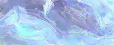 Modern fırça darbeleri. Pastel renklerde suluboya resim. Poster, duvar sanatı, afiş, kart, kitap kapağı veya ambalaj için sakinleştirici kompozisyonun yumuşak renkli çizimi. 