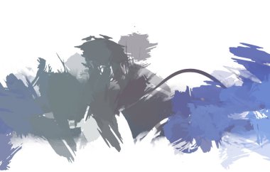 resmedilmiş sanat eseri. fırçalanmış canlı duvar kağıdı. Eşsiz ve yaratıcı illüstrasyon. Renkli fırça darbelerinin soyut arkaplanı. 