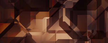 Soyut geometrik duvar kağıdı. Geometrik renkli şekiller. Çokgen arka plan. Bir teknolojinin dijital illüstrasyonuName.