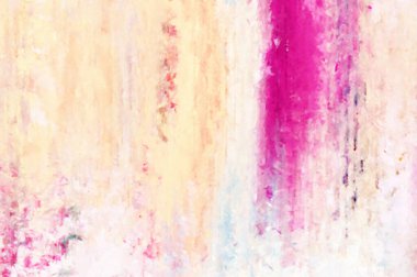 Modern sanat. Renkli çağdaş sanat eserleri. Renkli boya darbeleri. Soyut arkaplanda fırça darbeleri. Fırça boyası. Eşsiz duvar sanatı.