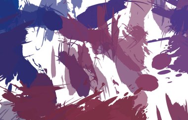 Sanatsal soyut arkaplan. Doku boyalı duvar kağıdı. Boya darbeleriyle yaratıcı bir illüstrasyon. Fırça desenli resim.