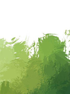 Taranmış Boyalı Soyut Arkaplan. Vahşi kaotik fırça darbeleri. Boya darbeleri. 2D İllüstrasyon. Fırça darbeli resim. 