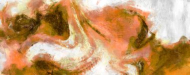 Soyut arkaplanda pürüzlü fırça darbeleri. Fırça boyası. Renkli boya darbeleri. Eşsiz duvar sanatı. Tuvaldeki modern sanat. Renkli çağdaş sanat eserleri. 