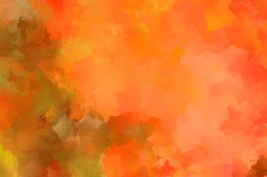 Renkli fırça darbelerinin 2D çizimi. Dekoratif desenli resim. canlı boya desenli arkaplan.