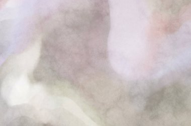 Yumuşak suluboya duvar kağıdı. Hafifçe fırçalanmış renkleri olan sanatsal bir resim. Pastel renkler arkaplana dokunmuş. Soyut duvar sanatı..