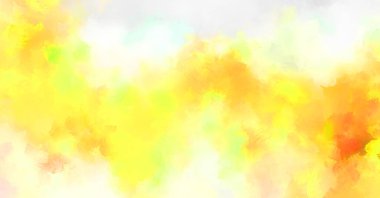 Canlı fırça darbeleriyle boyanmış. Renkli desenli resim. Fırçalanmış duvar kağıdını boya.