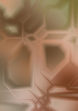 Renkli ve canlı geometrik şekiller katmanları var. Bir teknoloji planının dijital illüstrasyonu. Gelecekçi tasarım şablonu.