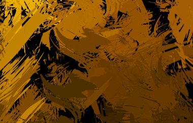 Sanatsal soyut arkaplan. Doku boyalı duvar kağıdı. Boya darbeleriyle yaratıcı bir illüstrasyon. Fırça desenli resim.