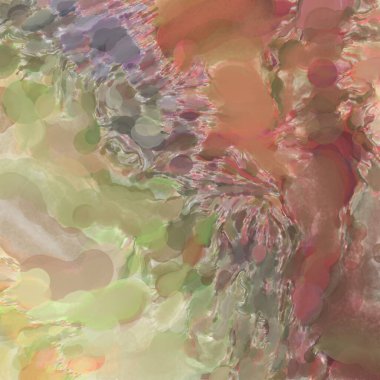 2D çizim. Sanatsal arkaplan resmi. Tablo üzerinde soyut resim. Çağdaş sanat. El yapımı resim. Renkli doku. Modern sanat eserleri. Yüzeyde suluboya fırça darbeleriyle boyama.