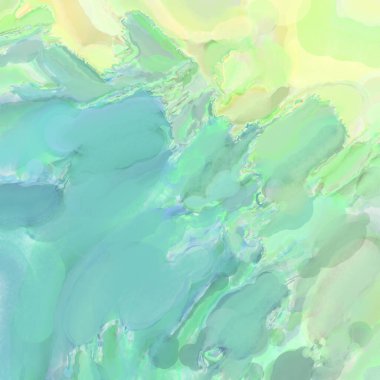 Çağdaş sanat. El işçiliğinin renkli dokusu. Modern resim. Yüzeyde suluboya vuruşlar. Sanatsal arkaplan resmi. Tablo üzerinde soyut resim. Fırça darbeleri. 