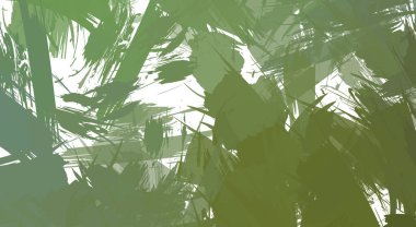 Renkli fırça darbelerinin 2B çizimi. Dekoratif doku resmi. Canlı boya desenli arka plan. Kaotik fırça darbeleri resim.