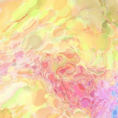 Çağdaş sanat. El işçiliğinin renkli dokusu. Modern resim. Yüzeyde suluboya vuruşlar. Sanatsal arkaplan resmi. Tablo üzerinde soyut resim. Fırça darbeleri. 