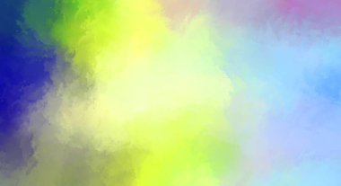 Yaratıcı soyut resim. Artistik fırça darbeleriyle donatılmış. Renkli ve canlı bir illüstrasyon. boyalı sanat.