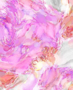 Çılgın suluboya şablonu. Yaratıcı soyutlama. Modern sanat eserleri. 2D çizim. Dijital doku duvar kağıdı. Sanatsal sulu arkaplan malzemesi. 