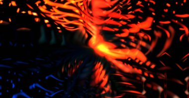 Işık parçacık izleri. Parlayan parçacıkları ve çizgileri olan ışık patlaması yıldızı. Güzel hareketli soyut ışın arkaplanı.