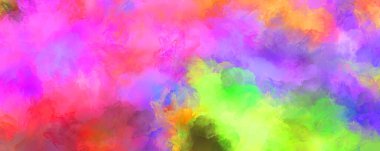 Sanatsal canlılık ve renkli duvar kağıdı. Taranmış Soyut Arkaplan. Fırça darbeli resim. 