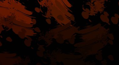 Canlı fırça darbeleriyle boyanmış. Renkli desenli resim. Fırçalanmış duvar kağıdını boya.