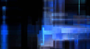 Fütürist soyut geometrik duvar kağıdı. Geometrik renkli şekiller. Dikdörtgen şekilli arka plan. Bir teknolojinin dijital illüstrasyonuName.