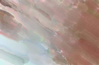 Modern fırça darbeleri. Pastel renklerde suluboya resim. Poster, duvar sanatı, afiş, kart, kitap kapağı veya ambalaj için sakinleştirici kompozisyonun yumuşak renkli çizimi. 