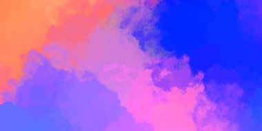 resmedilmiş sanat eseri. fırçalanmış canlı duvar kağıdı. Eşsiz ve yaratıcı illüstrasyon. Renkli fırça darbelerinin soyut arkaplanı. 