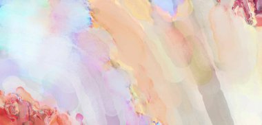 Taranmış Boyalı Soyut Arkaplan. Fırça darbesi ile boyanmış. Boya darbeleri. 2B Görüntü.